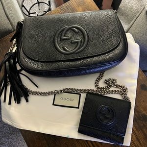Gucci Soho Chain Crossbody and Wallet